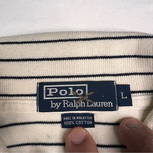 Polo Ralph Lauren LOT OF 5 Mens Large Shirt Long + Short Sleeve Crew Pony - Picture 16 of 16